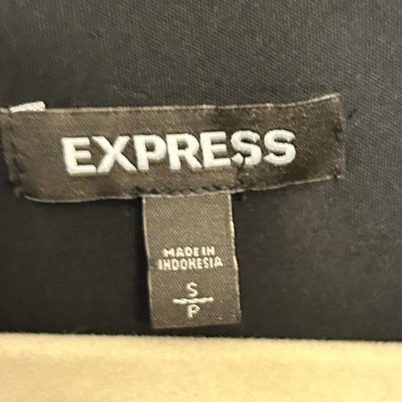 1/2off Express black midi Wrap Dress Size small High Low Wedding Guest - Picture 5 of 8